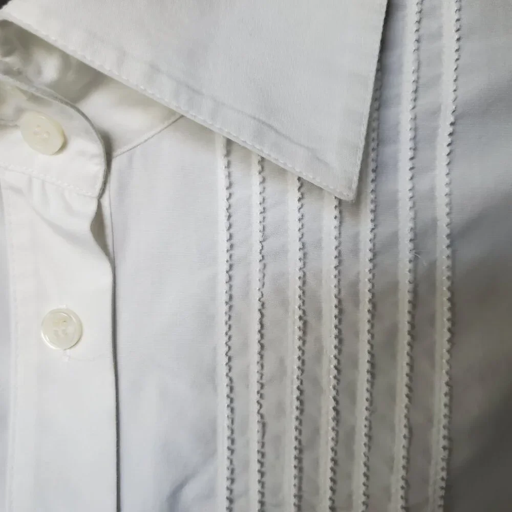 Diane von Furstenberg White Cotton Shirt - Picture 3 of 10
